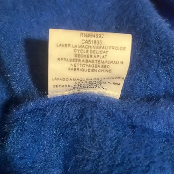 P• Luca Milano Eyelash Mock Neck Cropped Sweater - Picture 8 of 9